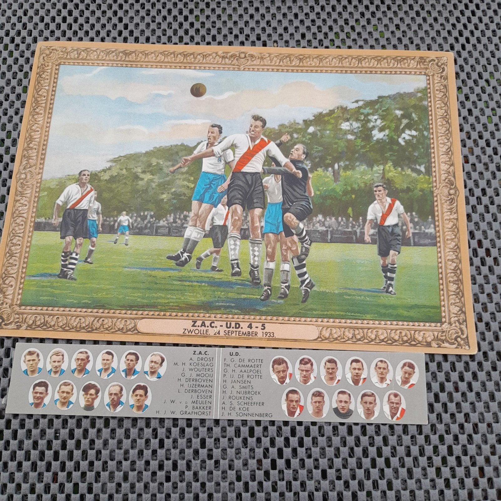 Miss Blanche 1932-1933, Ophalen of Verzenden, Zo goed als nieuw, Overige binnenlandse clubs, Poster, Plaatje of Sticker