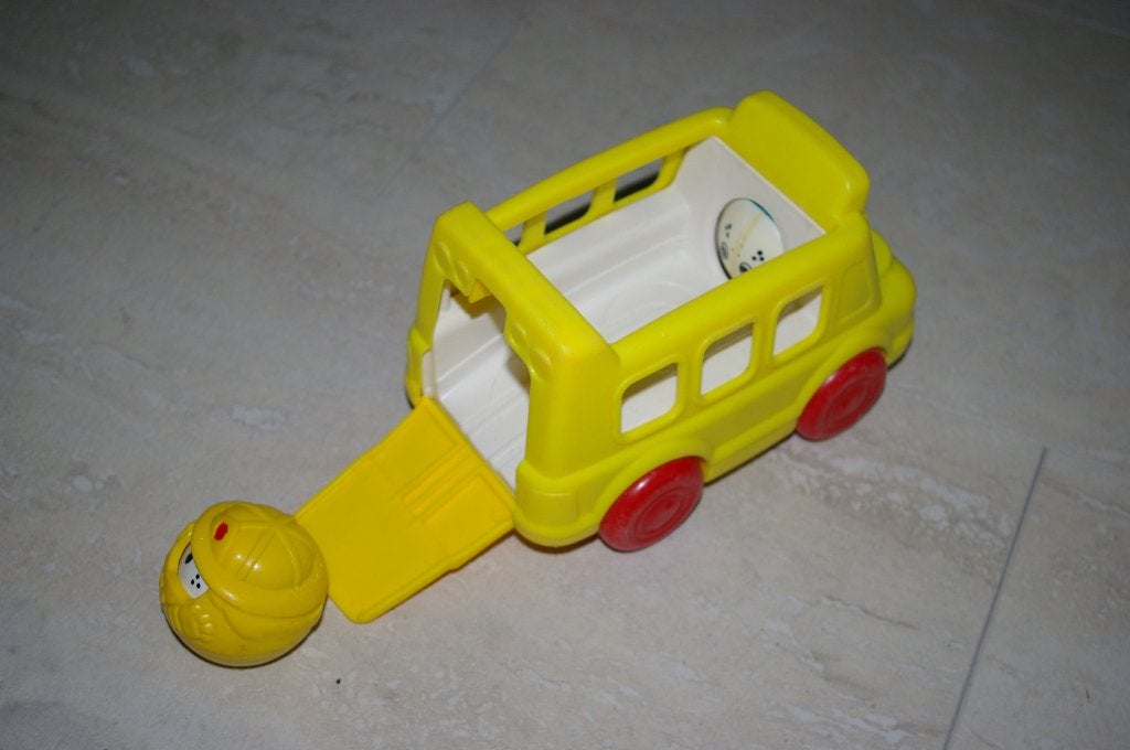 Fisher-Price rolvriendjes bus, auto's en vliegtuig., Kinderen en Baby's, Speelgoed | Fisher-Price, Ophalen of Verzenden, Gebruikt