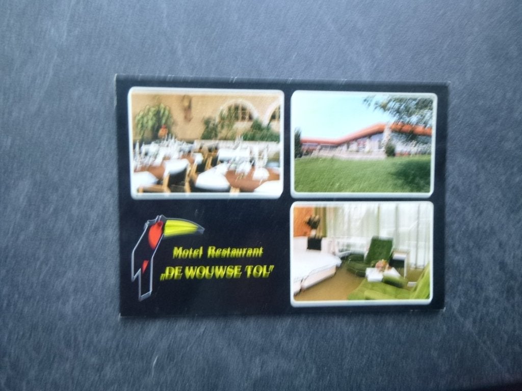 Wouw, motel restaurant de Wouwse Tol/interieur 1983, Verzenden, 1980 tot heden, Ongelopen, Noord-Brabant