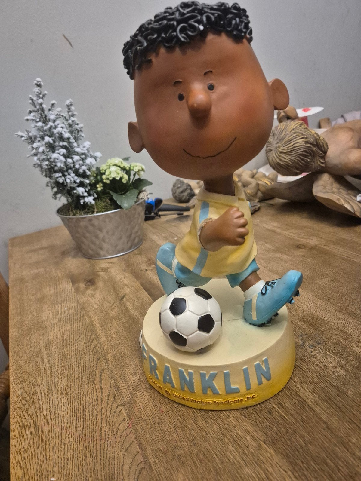 Snoopy & Friends Franklin Voetballer Beeldje, Ophalen of Verzenden, Zo goed als nieuw
