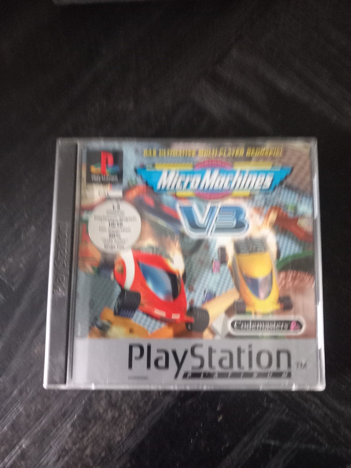Micro Machines V3 - PlayStation 1 (PS1) - Racegame, Gebruikt, Eén computer, Ophalen of Verzenden, Onbekend