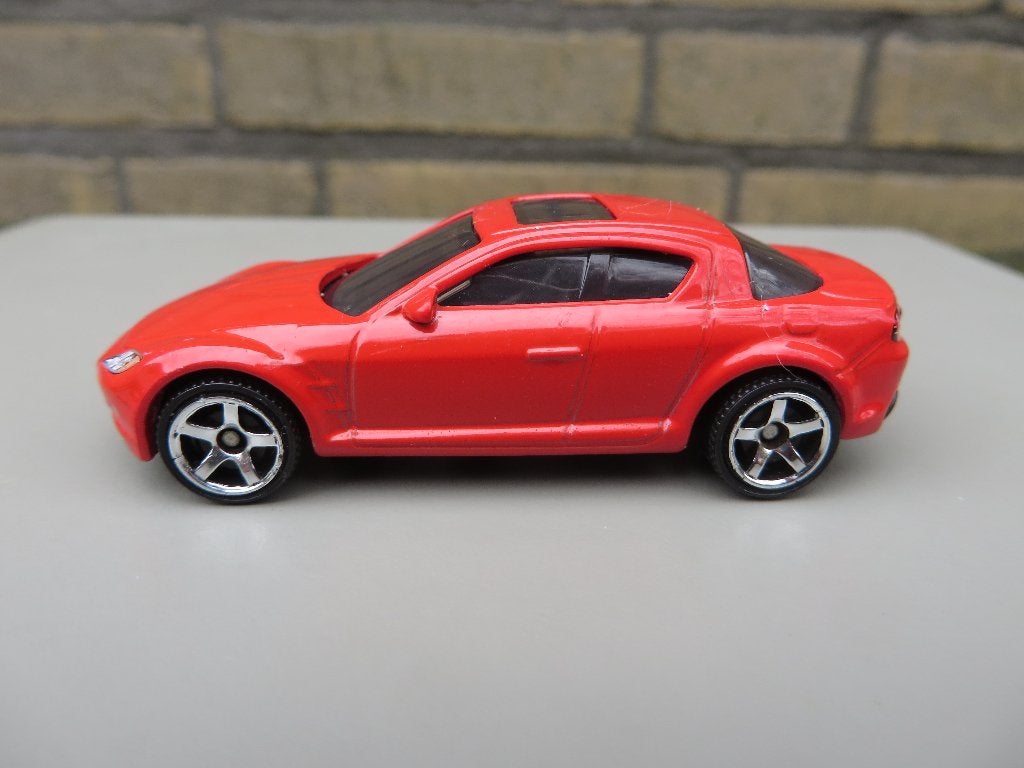 Matchbox Mazda RX-8 2004 rood, Ophalen of Verzenden, Zo goed als nieuw, Auto