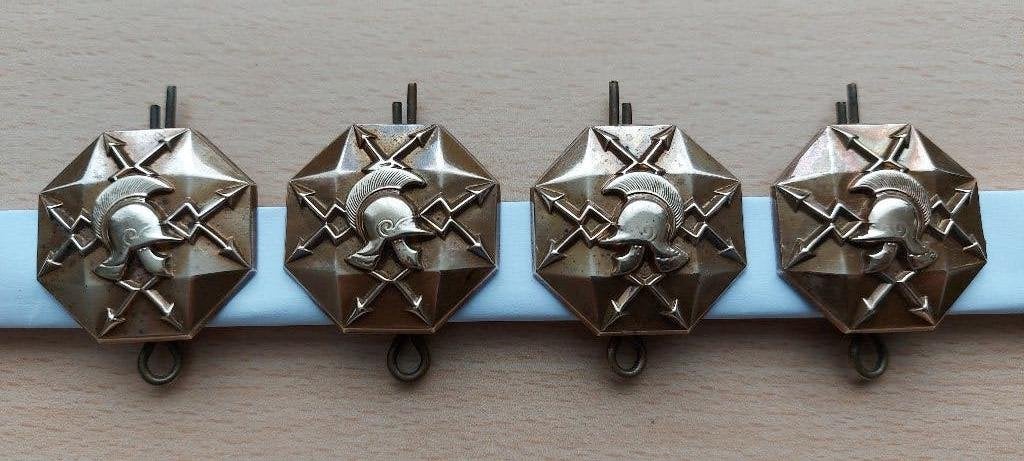 Schouderembleem 1950/1963, Ophalen of Verzenden, Landmacht, Nederland, Embleem of Badge
