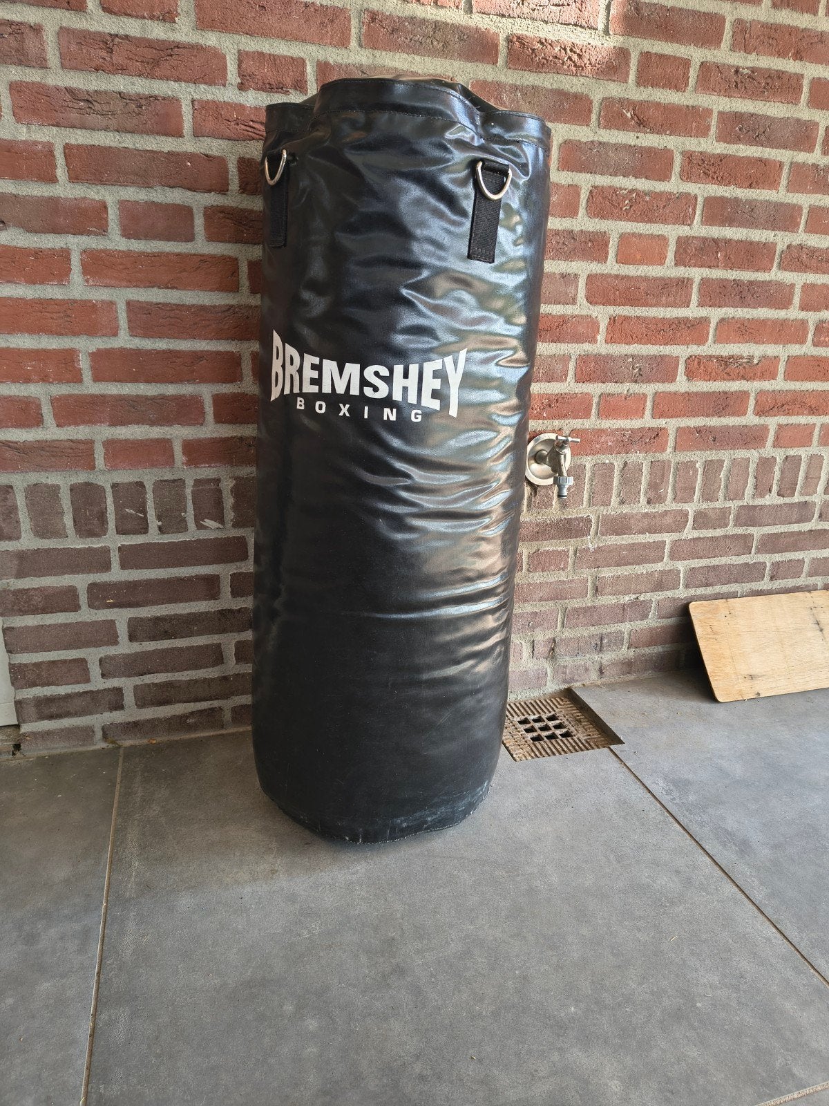 Bokszak Bremshey Boxing - Zwart met boxhandschoenen, Ophalen of Verzenden, Gebruikt, Bokszak