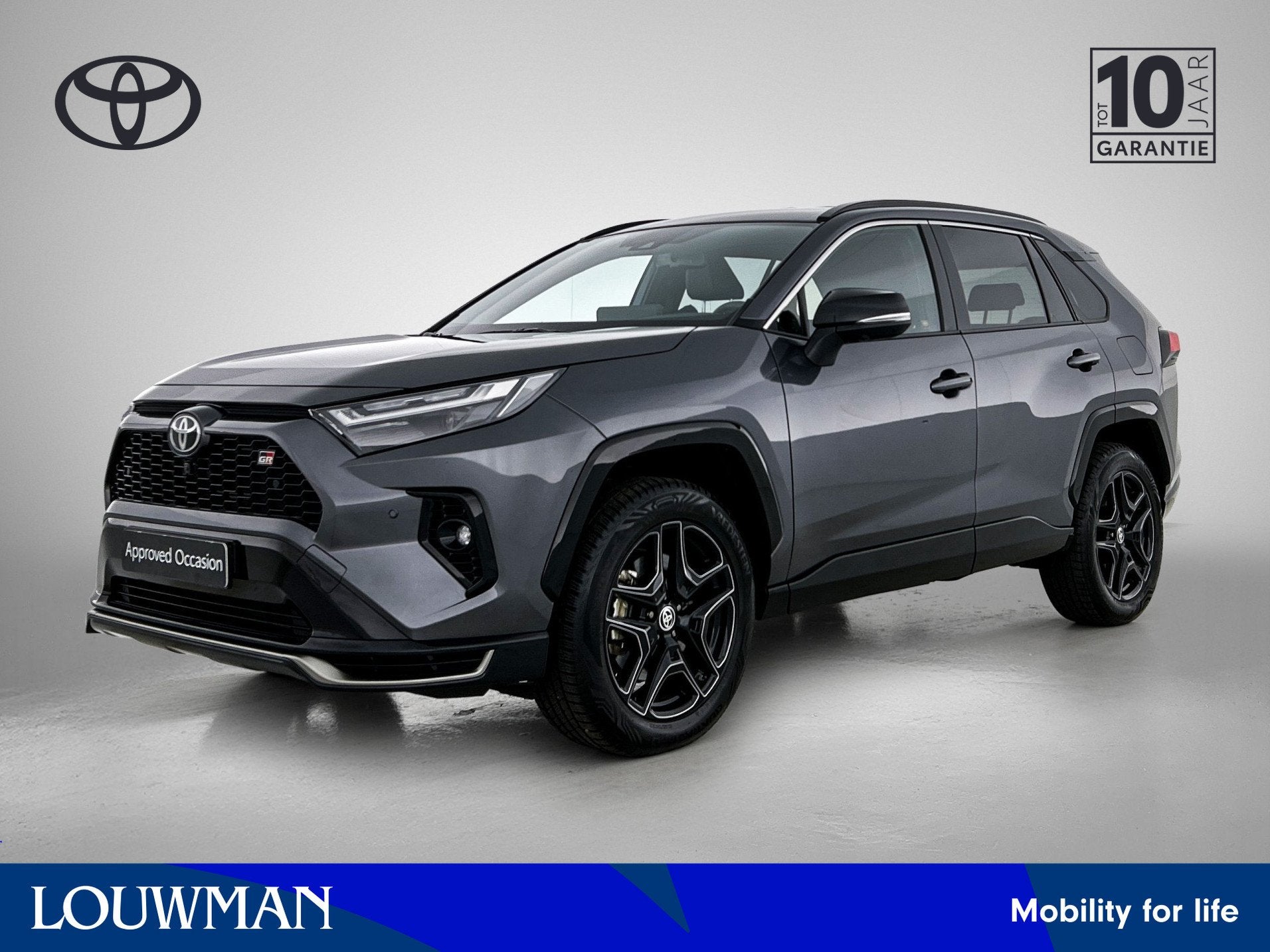 Toyota RAV4 2.5 Plug-in Hybrid AWD GR SPORT | Navigatie | BL, Automaat, 12 maanden, Gebruikt, 4 cilinders