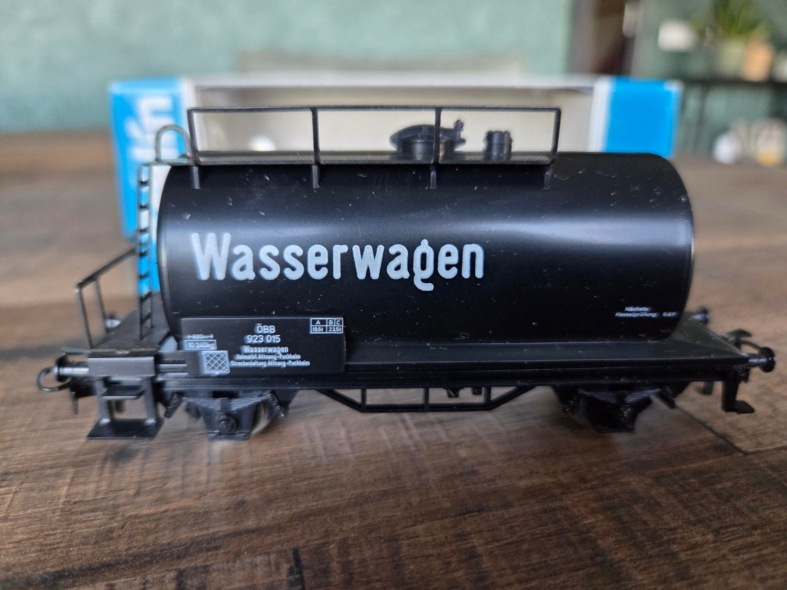 Märklin 4445 Ketelwagen "Wasser" in OVP, Hobby en Vrije tijd, Modeltreinen | H0, Wisselstroom, Wagon, Ophalen of Verzenden, Zo goed als nieuw