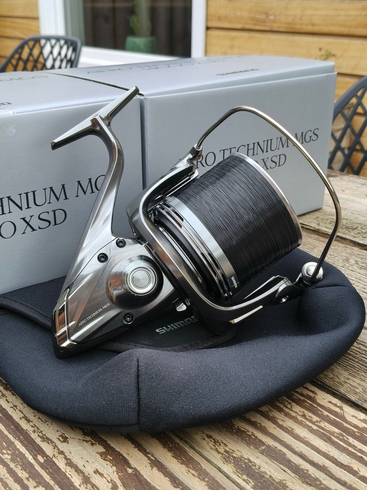 Shimano Aero Technium MGS 14000 XSD nieuw 3x, Watersport en Boten, Hengelsport | Karpervissen, Ophalen of Verzenden, Nieuw, Molen