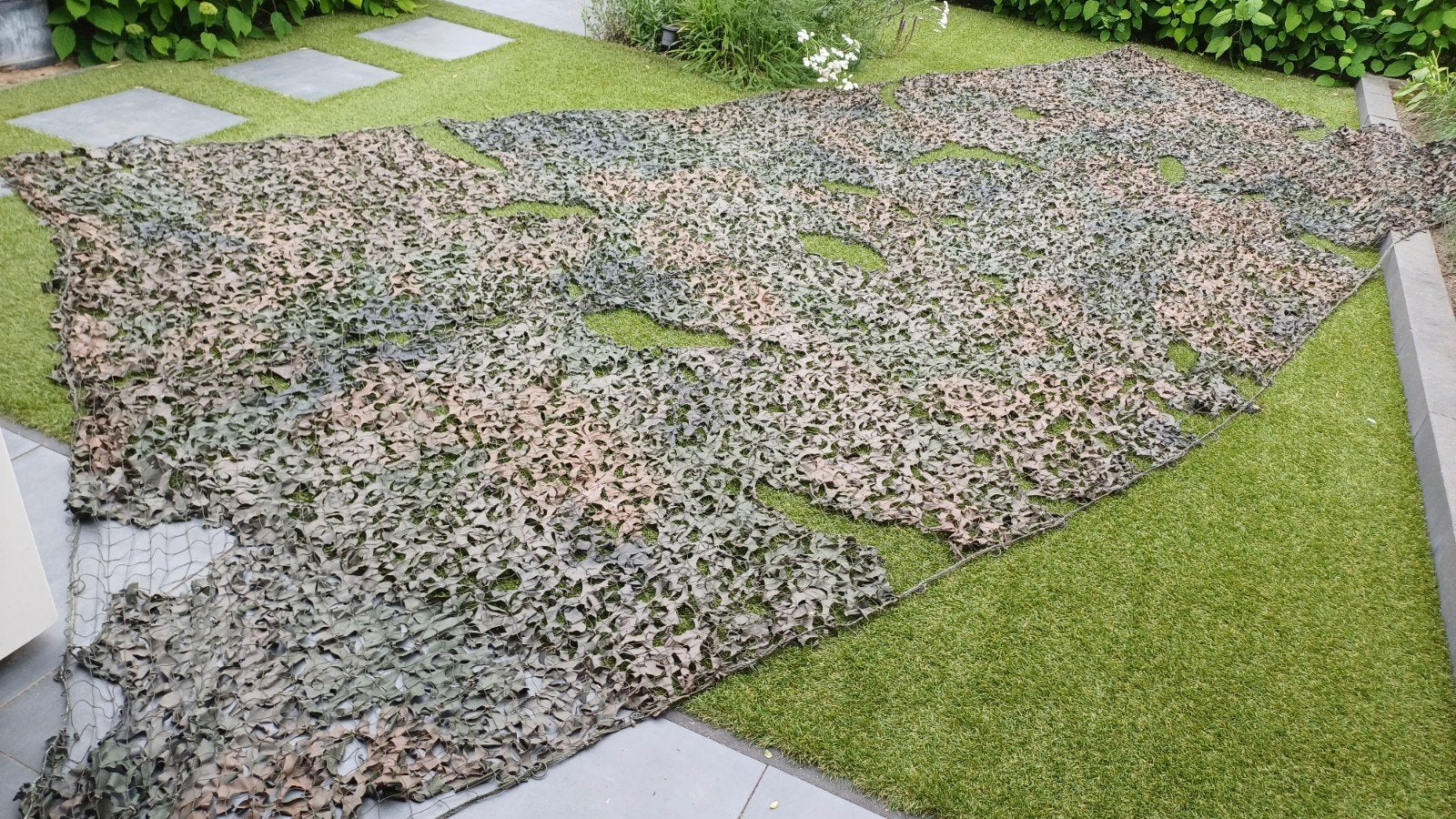 CAMOUFLAGE-NET 6.80X3.20 M SEYNTEX UIT 1989, Ophalen, Landmacht, Duitsland, Overige typen