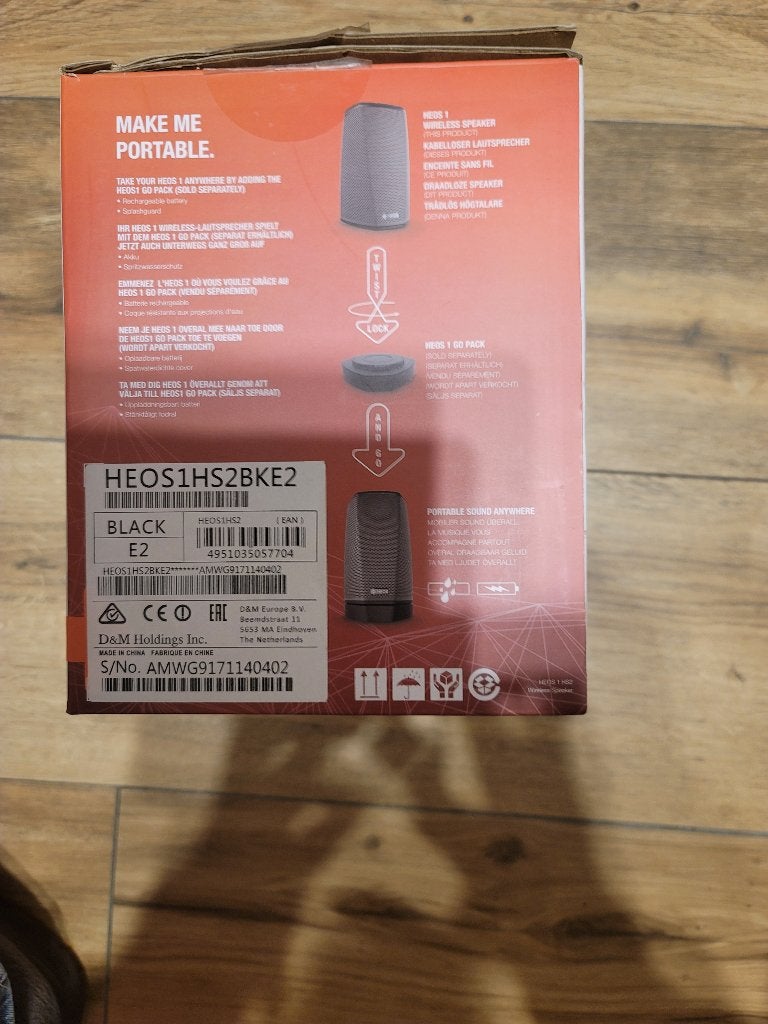 Denon HEOS 1 HS2 BKE2 Bluetooth Multiroom Speaker, Overige merken, Overige typen, Nieuw, Ophalen of Verzenden