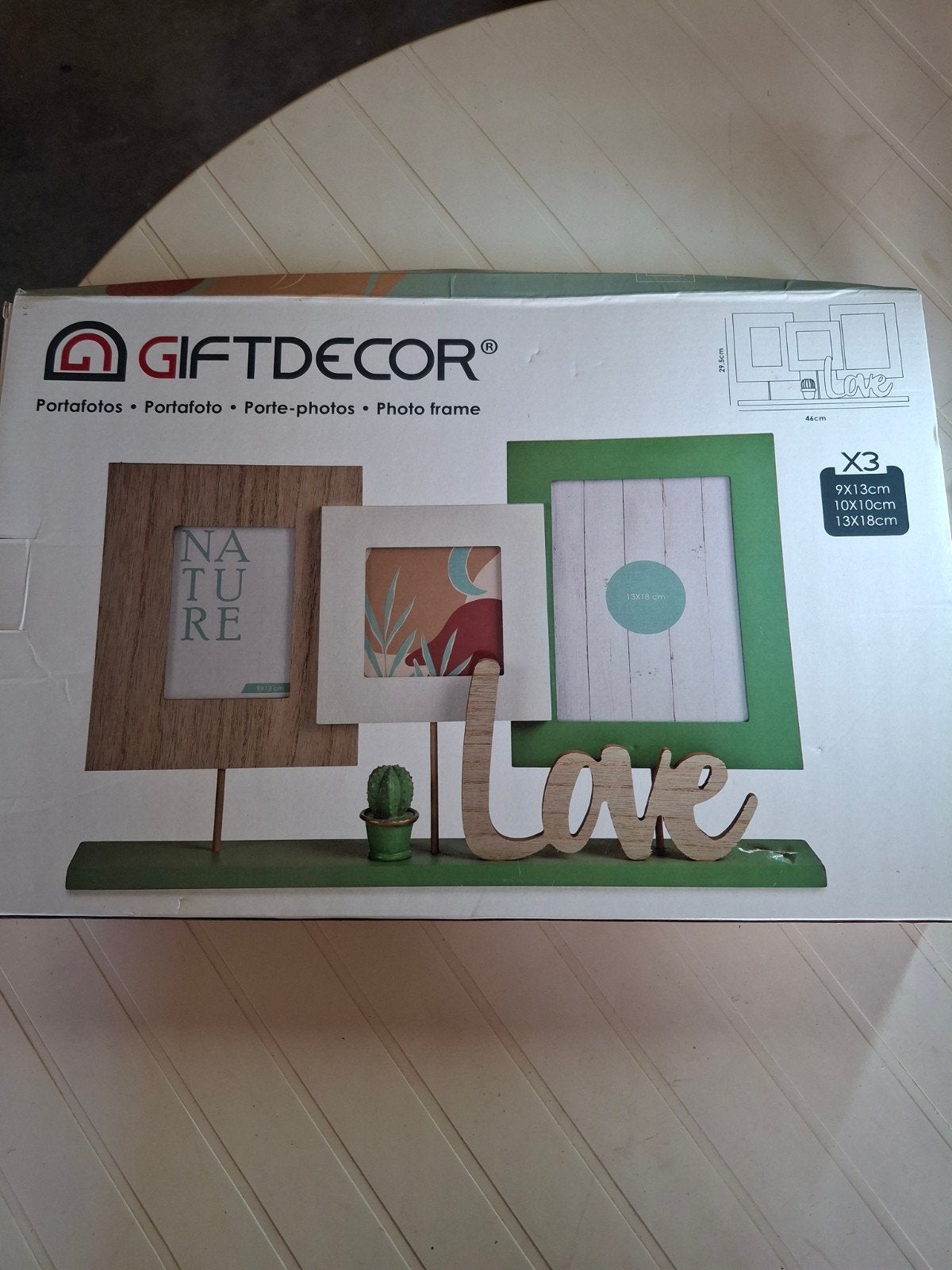 GIFTDECOR Fotolijstjes Set met 'Love' Decoratie, Ophalen, Minder dan 50 cm, Nieuw, Minder dan 50 cm