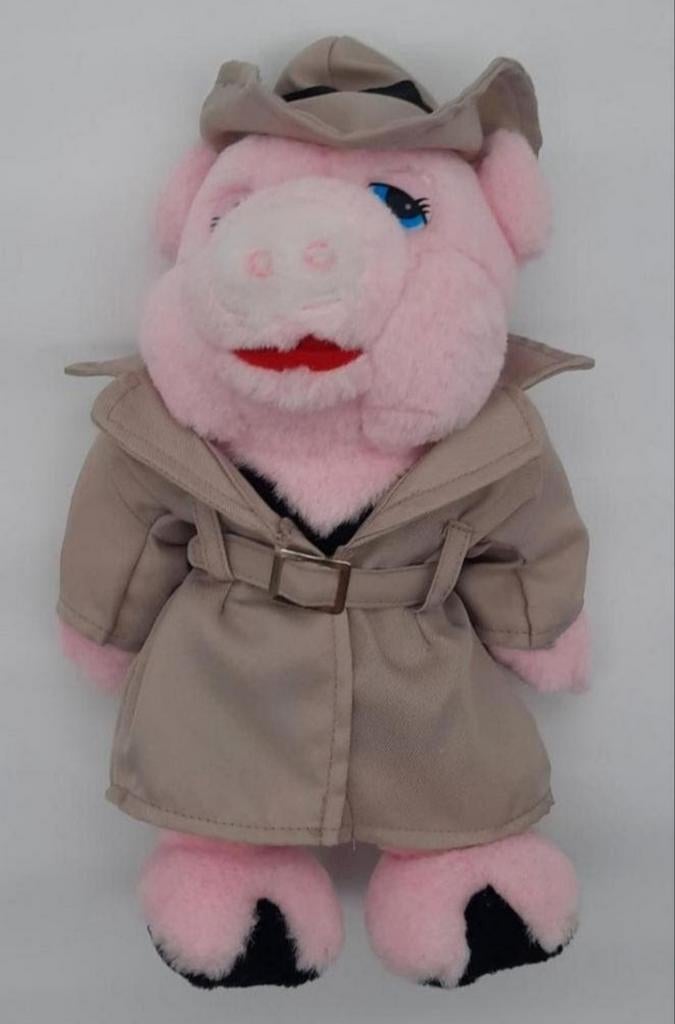 The Touchables detective Lucille knuffel varkentje uit 1987, Ophalen of Verzenden, Zo goed als nieuw, Overige typen, Middelgroot (20 tot 80 cm)