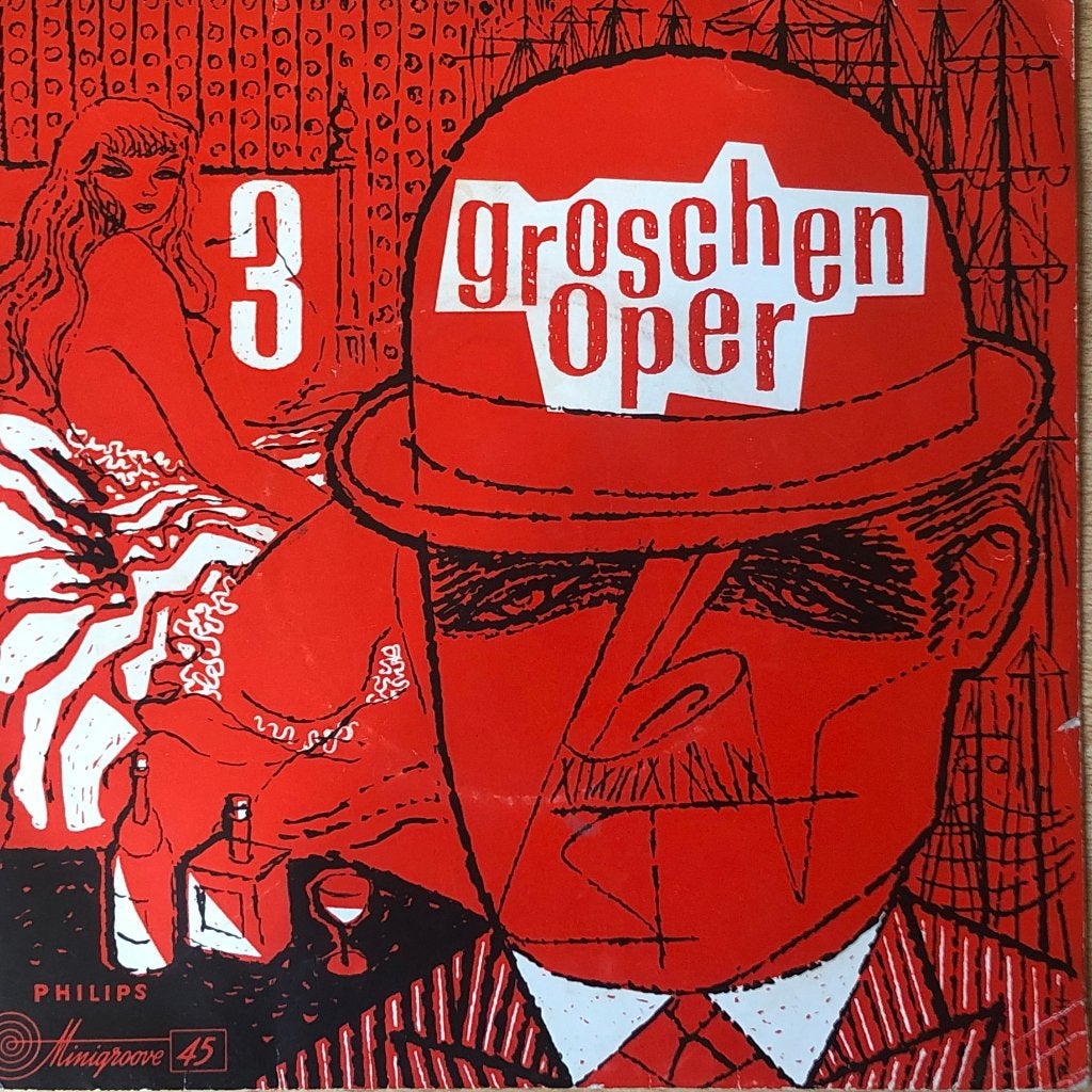 1959	BRAGI G.S.M.G	Die Dreigroschen Oper Weil & Brecht EP, EP, Klassiek, 7 inch, Ophalen of Verzenden