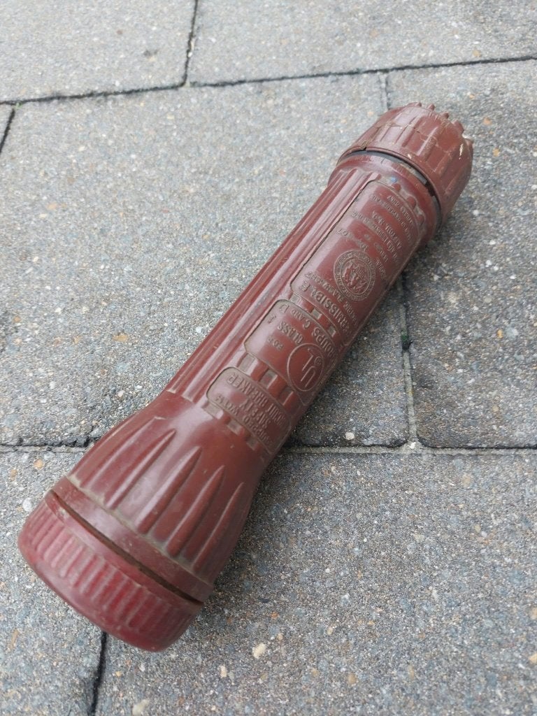 US WO2 Bright Star Permissible Flashlight, Verzamelen, Ophalen of Verzenden, Landmacht, Amerika, Overige typen