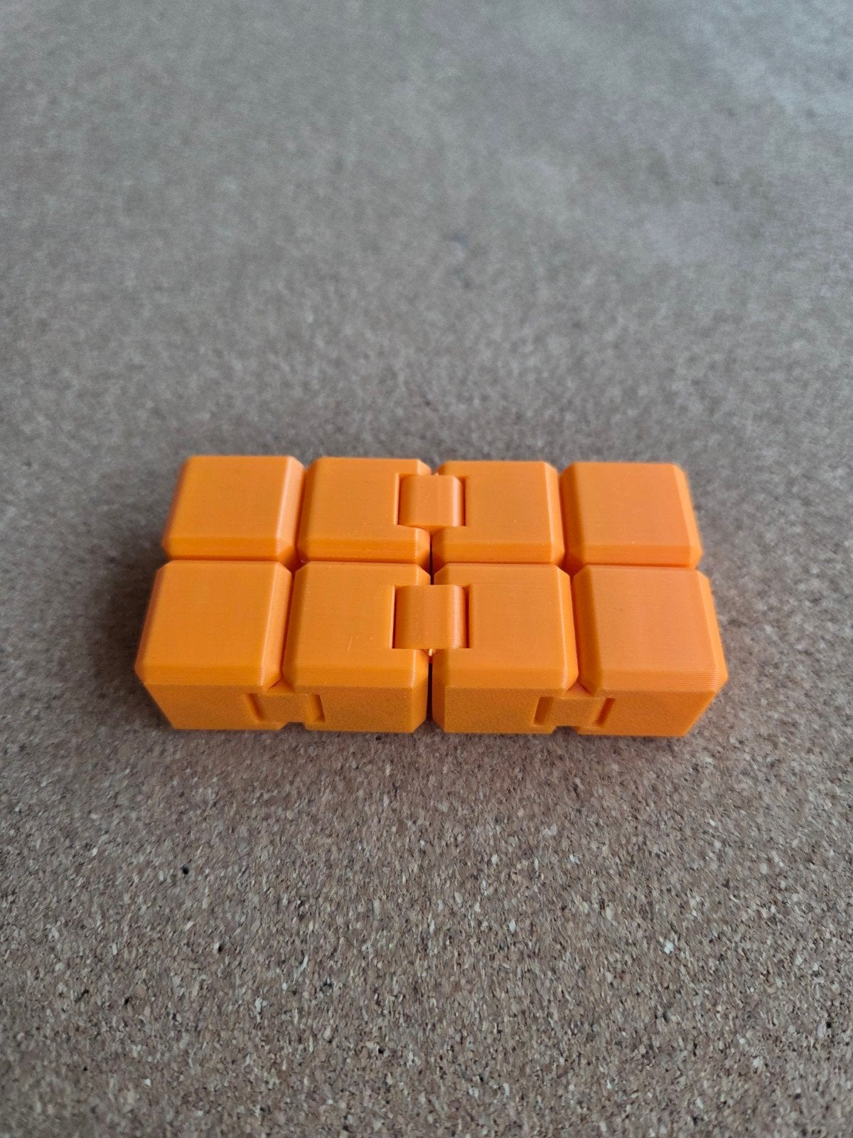 coole fidget: Oranje Fidget Kubus - Infinity Cube 3,5 cm, Ophalen of Verzenden, Nieuw, Jongen of Meisje