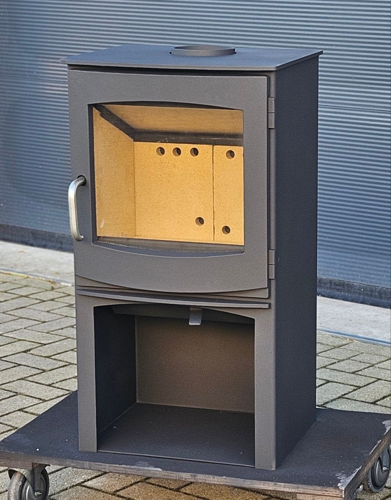 houtkachel Dik Geurts Ivar 5 nieuw, Huis en Inrichting, Kachels, Ophalen of Verzenden, Vrijstaand, Hout, Nieuw