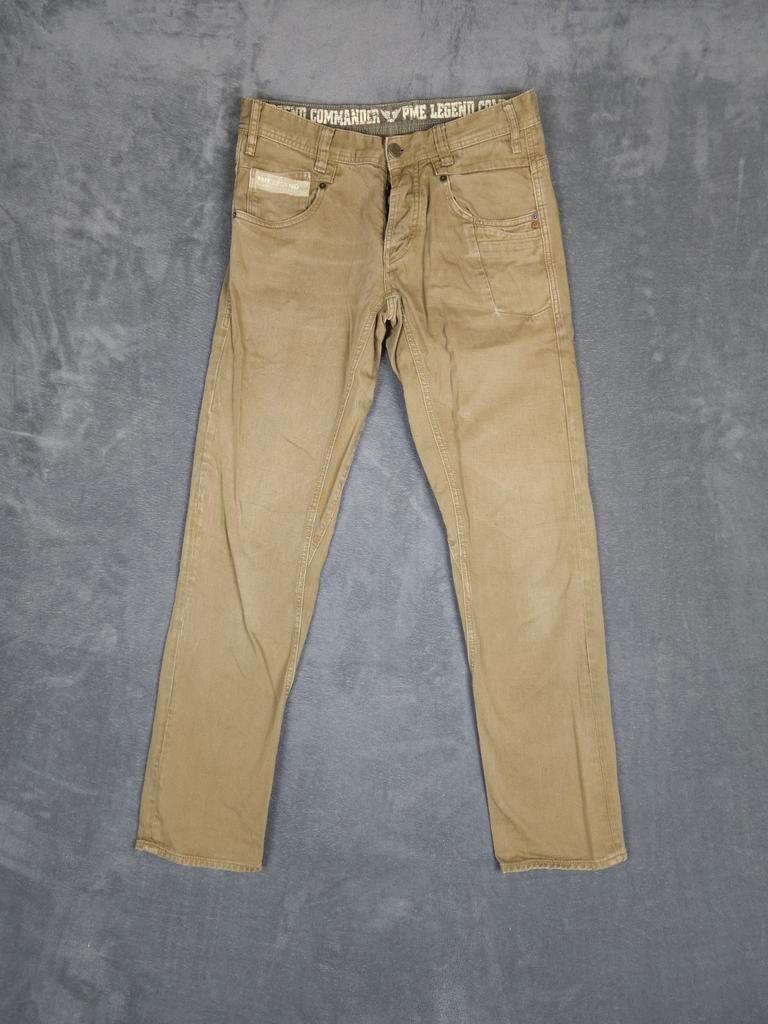 Pme Legend Broek Commander W31 L32 Beige Pall Mall Jeans., Overige kleuren, Verzenden, ., W32 (confectie 46) of kleiner