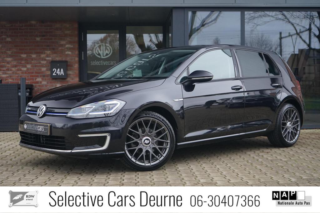 Volkswagen e-Golf , 7.5 Facelift, SOH 86%, Leder, Camera, 18, Auto's, Volkswagen, Bedrijf, Te koop, Golf, ABS, Achteruitrijcamera