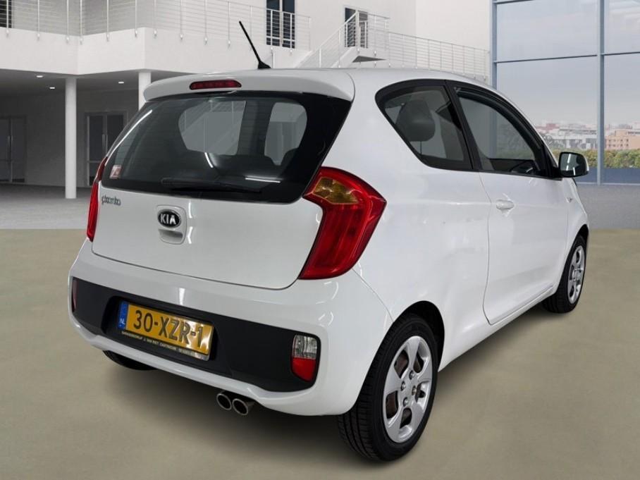 Kia Picanto 1.2 CVVT Automaat 1e Eig. 25.400 km +NAP NL-auto, Euro 5, Gebruikt, 4 cilinders, Wit