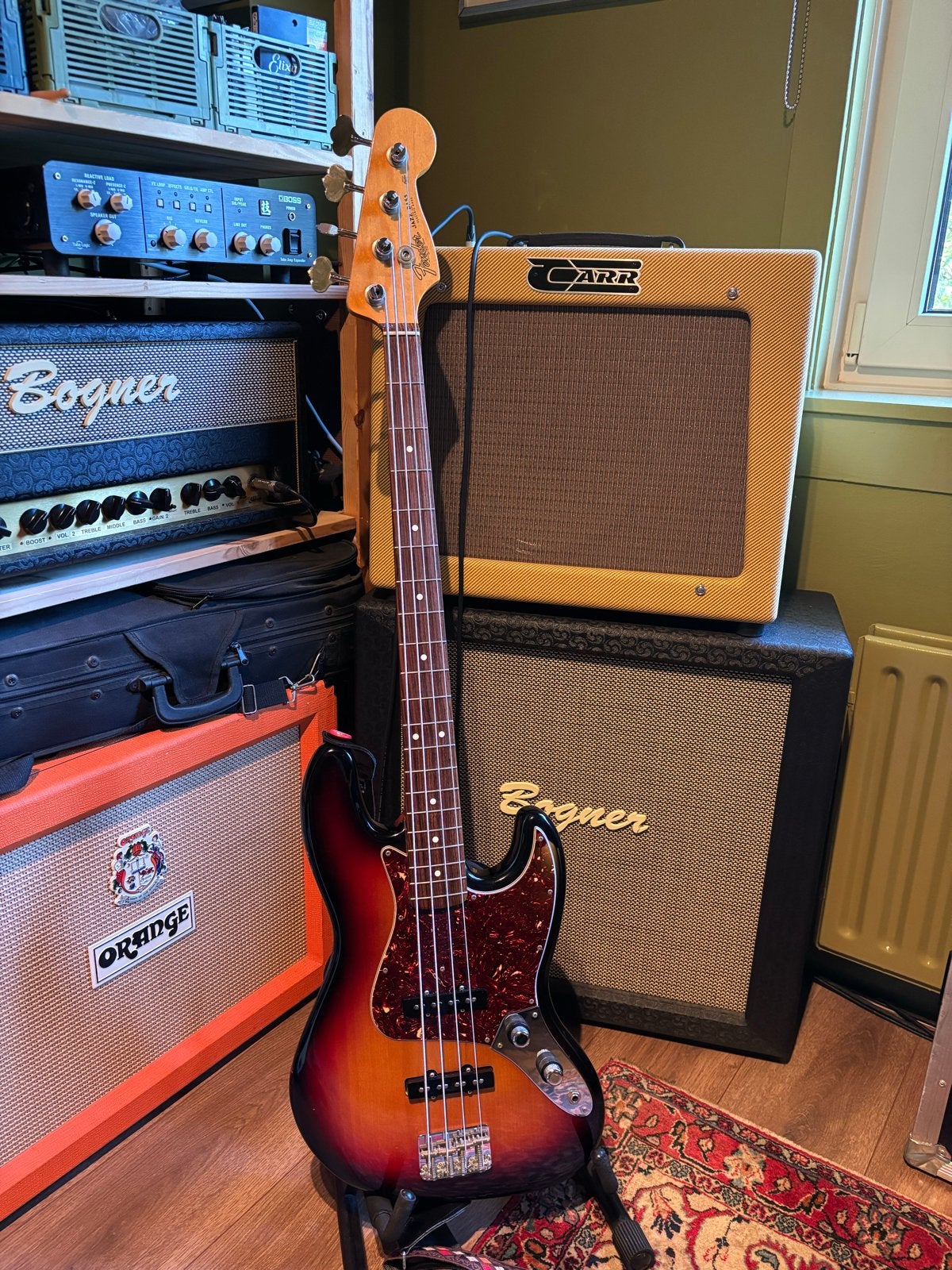 Fender American Vintage '62 Jazz Bass Reissue 2008, Muziek en Instrumenten, Ophalen, Zo goed als nieuw, Elektrisch