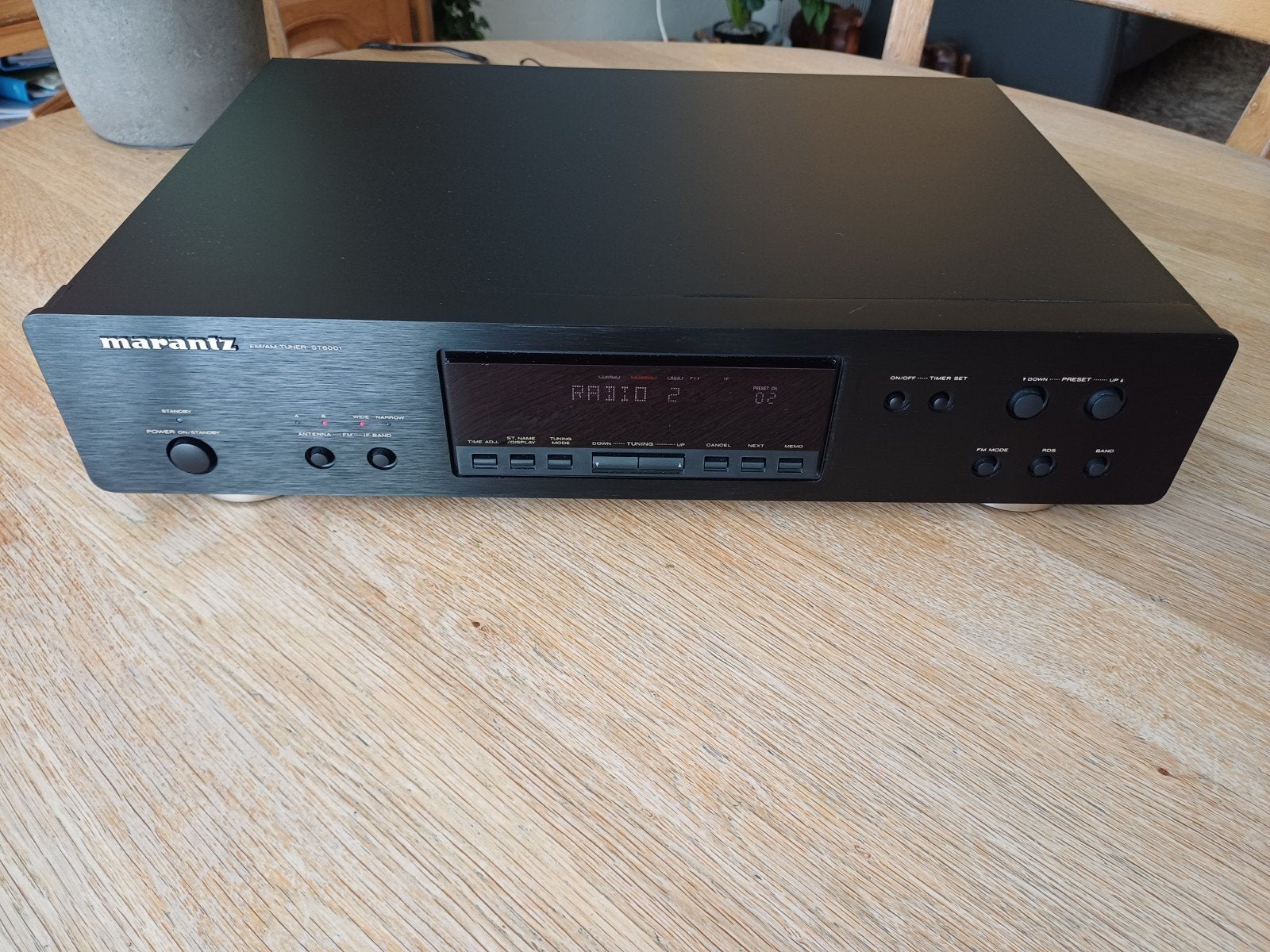 Marantz st-6001 Stereo & RDS radio tuner Fm/Am, Ophalen, Zo goed als nieuw