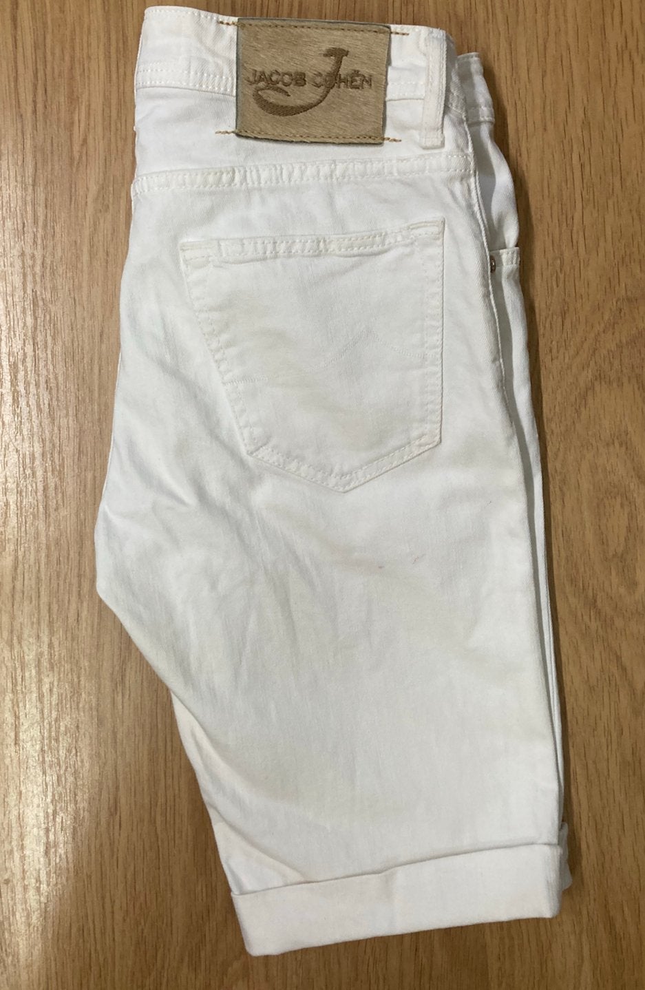 Jacob Cöhen Style J622 Korte broek - Bermuda - 32 - Wit, Wit, W32 (confectie 46) of kleiner, Ophalen of Verzenden, Zo goed als nieuw
