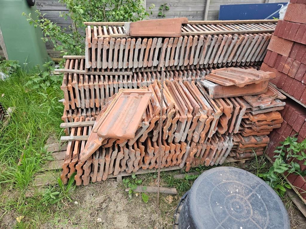 Gebruikte dakpannen ., Ophalen, Gebruikt, Steen of Klei, 15 m² of meer