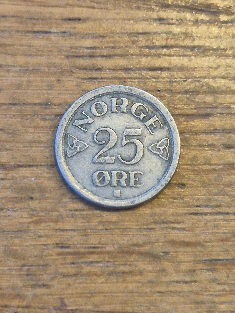 Noorwegen - 25 Ore 1956, Verzenden, Overige landen, Losse munt