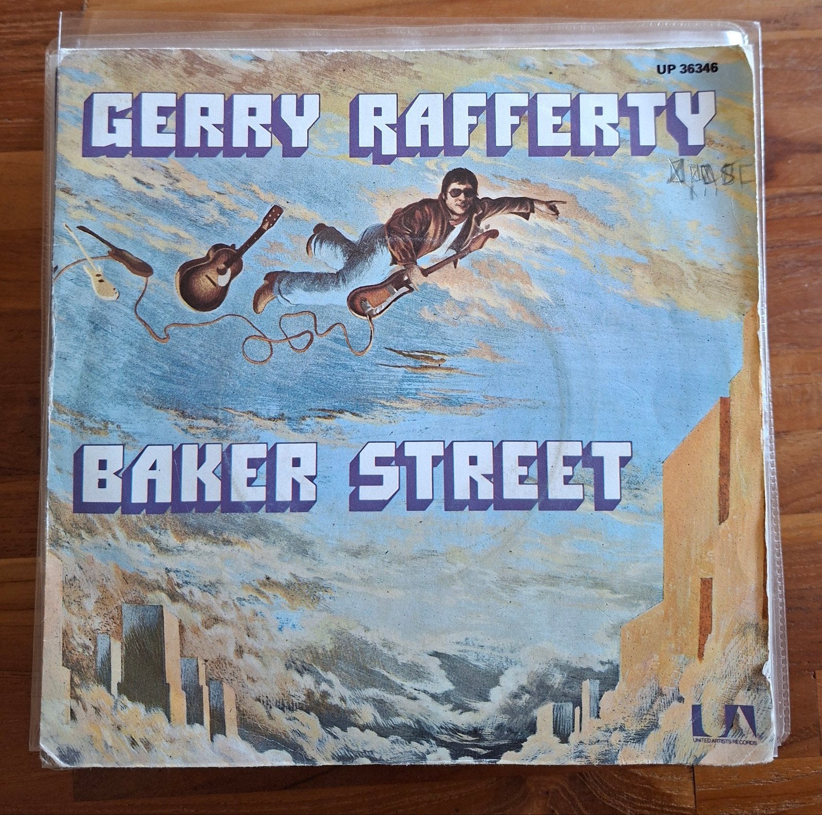 Rafferty, Gerry  - Baker street - Single is TOP, Cd's en Dvd's, Vinyl Singles, Ophalen of Verzenden, Gebruikt, 7 inch, Pop