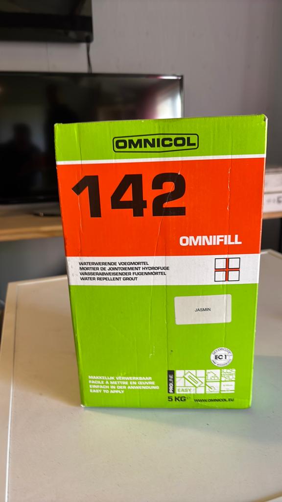 Voegmortel  kleur : Jasmin, Ophalen, Wandtegels, Minder dan 20 cm, Zo goed als nieuw