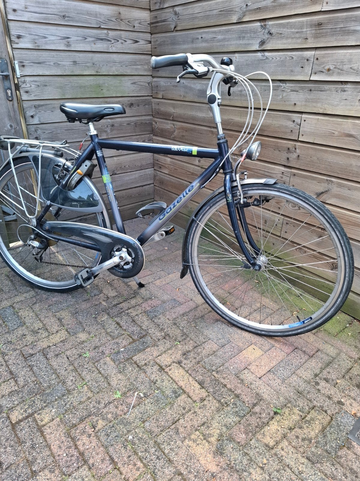 Gazelle medeo herenfiets, Fietsen en Brommers, Fietsen | Heren | Herenfietsen, Ophalen, Gebruikt, Versnellingen, 57 tot 61 cm