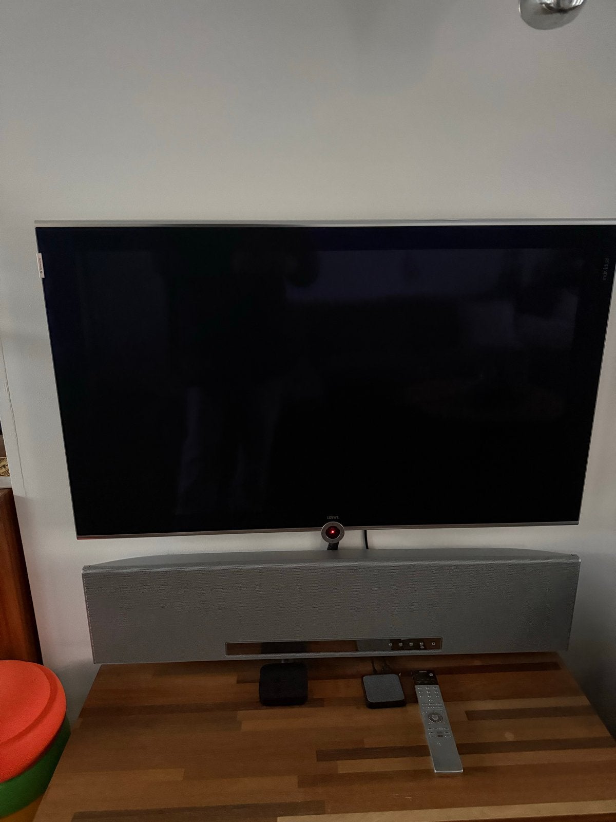 Loewe TV 50 inch met soundbar, werkt top!, Ophalen, Zo goed als nieuw, 100 cm of meer, Overige merken
