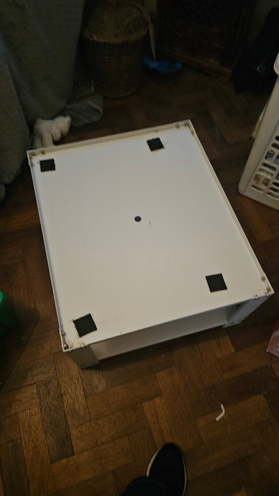 Wit onderstel wasmachine/droger, half jaar gebruikt, Ophalen, Zo goed als nieuw