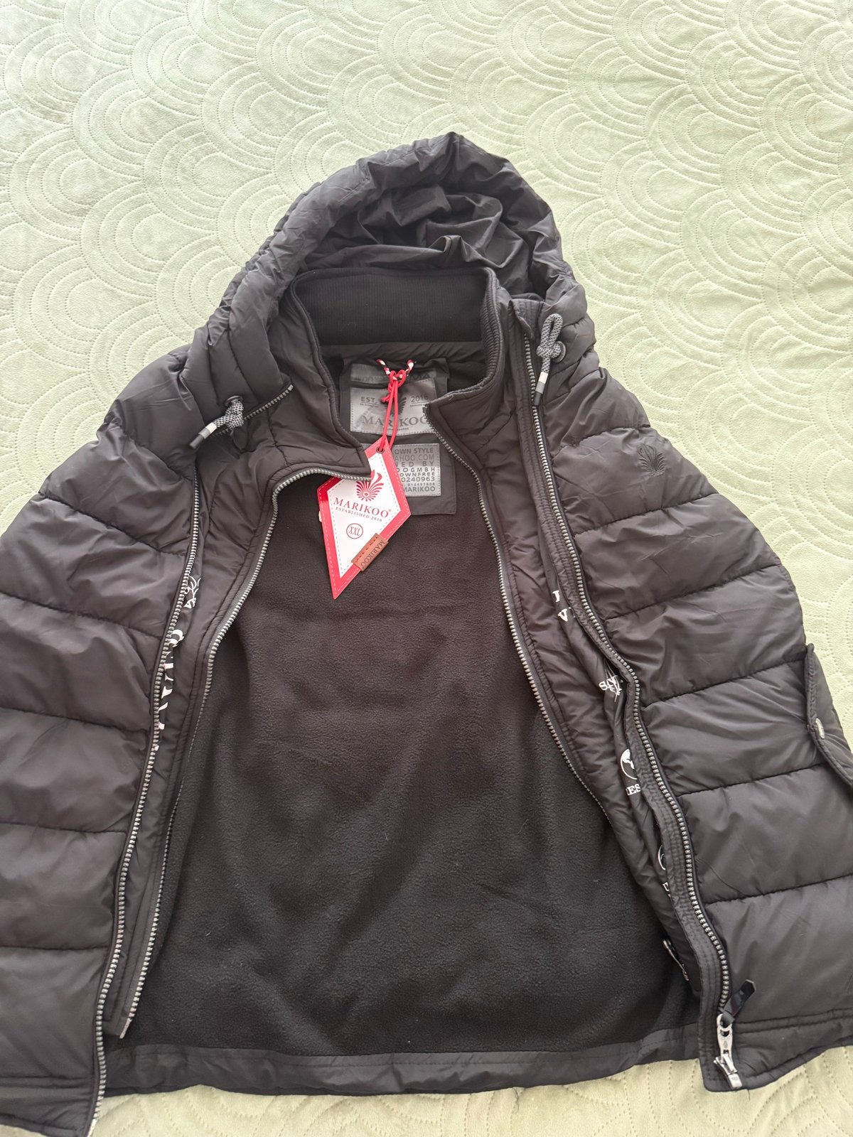 Marikoo 2-in-1 Gewatteerde Jas/Bodywarmer   Maat XXL, Kleding | Dames, Ophalen of Verzenden, Nieuw, Maat 38/40 (M), Zwart