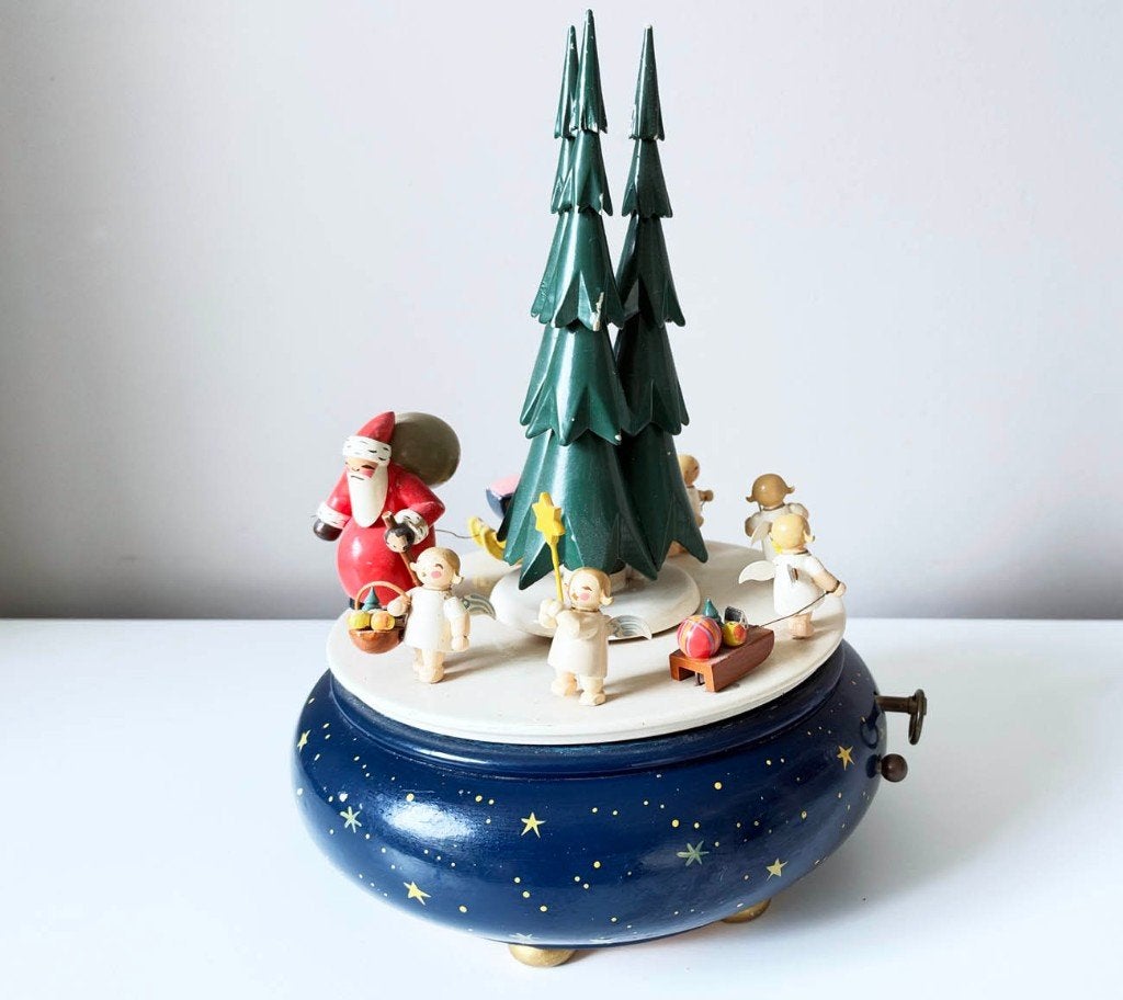Wendt & Kühn "Weihnachtszug" Muziekdoos, Ertsgebergte,Kerst, Ophalen of Verzenden