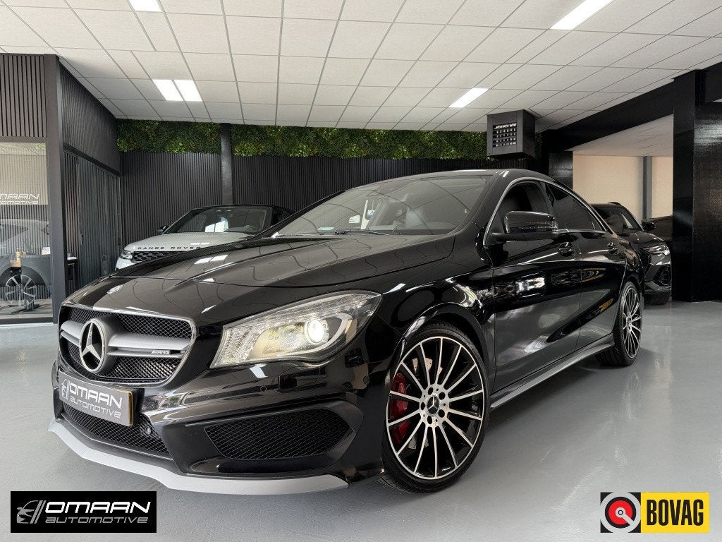 Mercedes-Benz CLA-Klasse CLA 45 AMG 4Matic Navi Cruise Ecc C, Auto's, Automaat, Gebruikt, 4 cilinders, Zwart