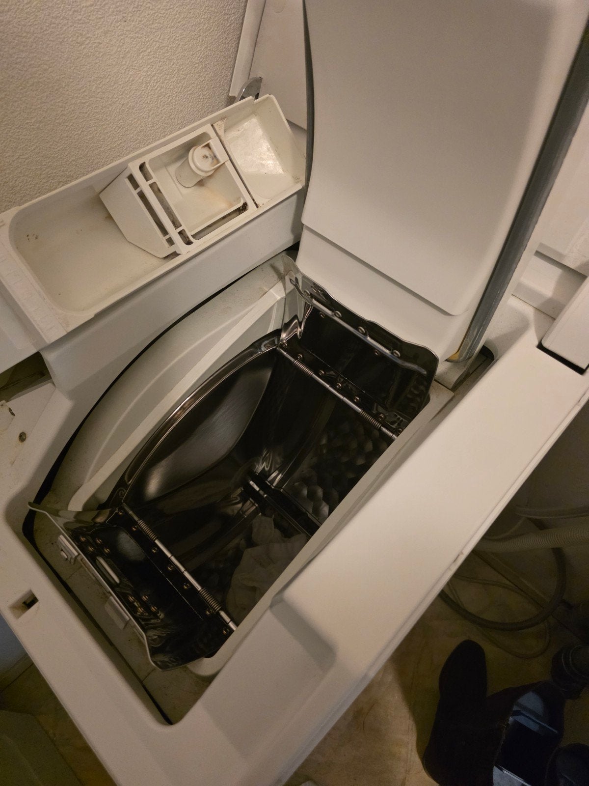 Miele W 667  bovenlader in goedwerkende staat., Ophalen, 1200 tot 1600 toeren, 85 tot 90 cm