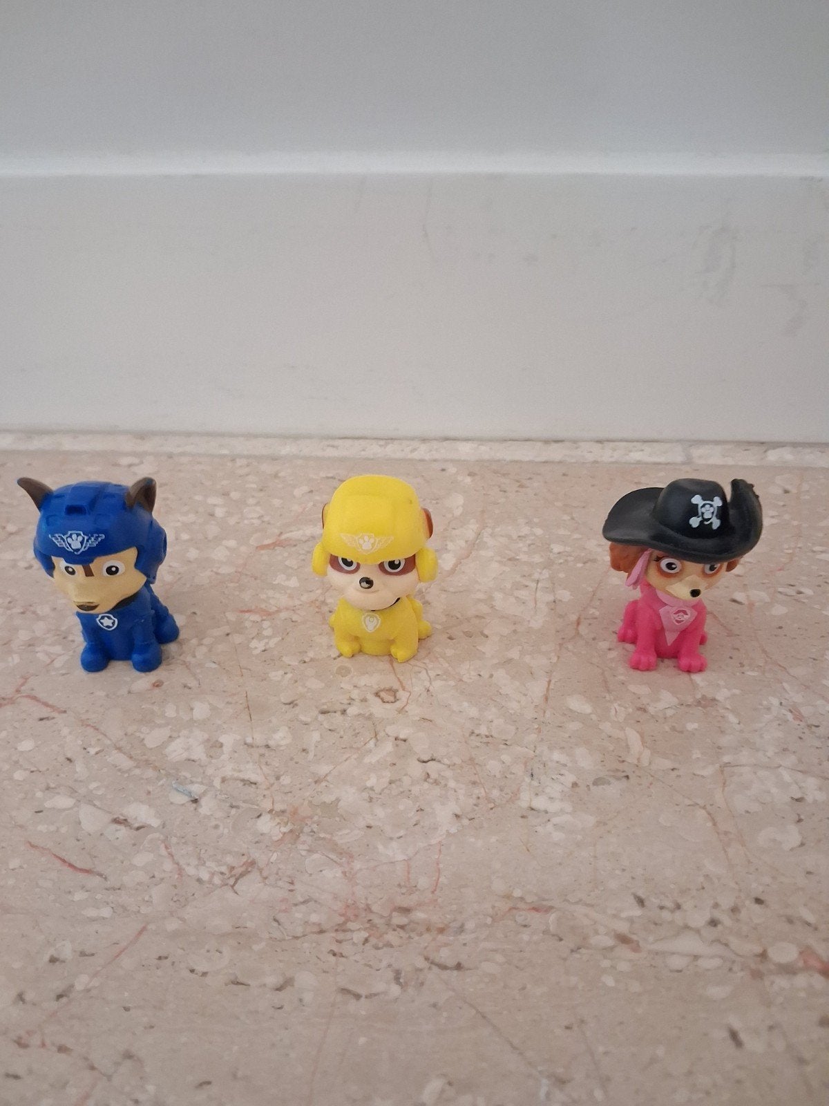 Paw Patrol speelfiguren set van 3, Kinderen en Baby's, Speelgoed | Actiefiguren, Ophalen of Verzenden, Gebruikt