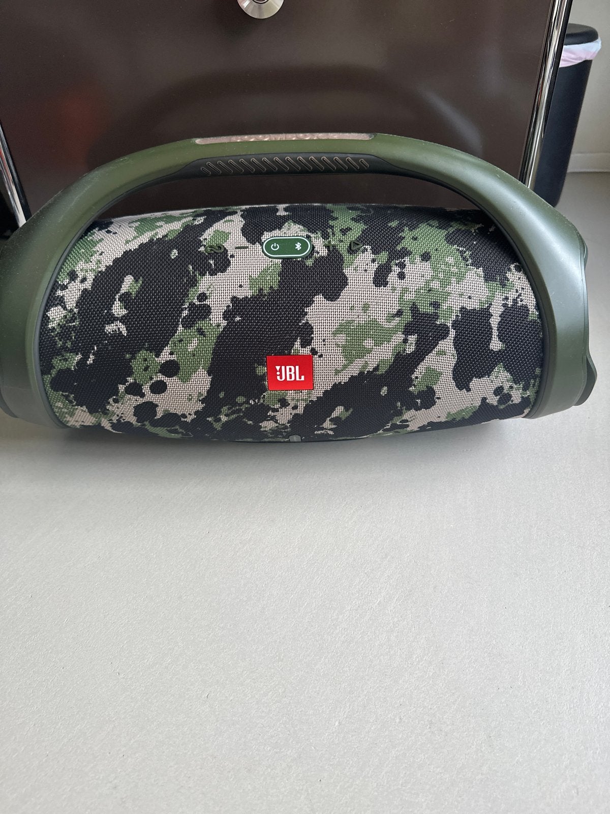 JBL Boombox 2 Camouflage - Krachtige Draagbare Speaker, Audio, Tv en Foto, Luidsprekers, Ophalen of Verzenden, Zo goed als nieuw