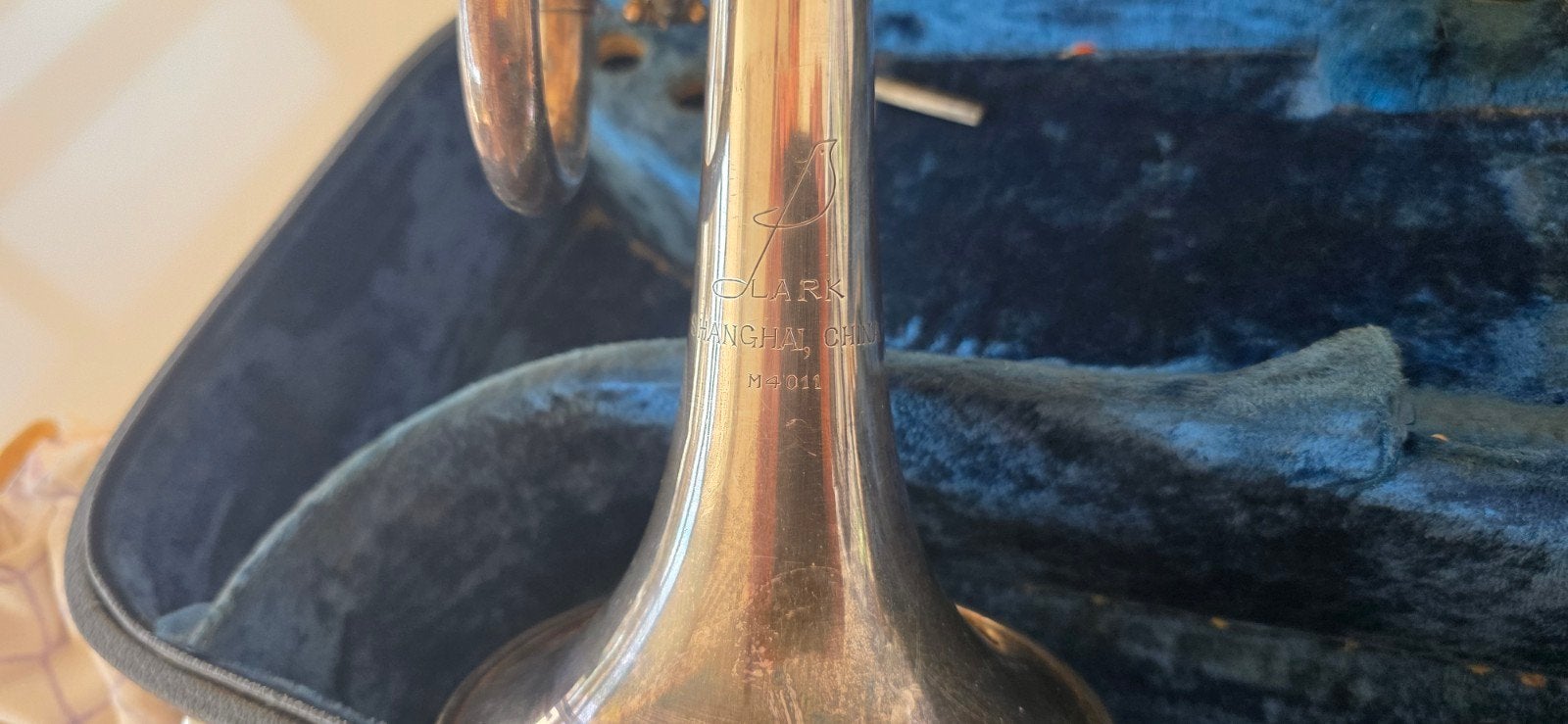 lark Trompet M4-011 met koffer – Speelklaar, Ophalen of Verzenden