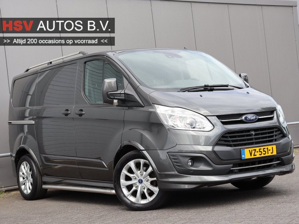 Ford Transit Custom 290 2.0 TDCI L1H1 Sport navi LM parkeers, Voorwielaandrijving, Euro 6, 4 cilinders, Leder en Stof