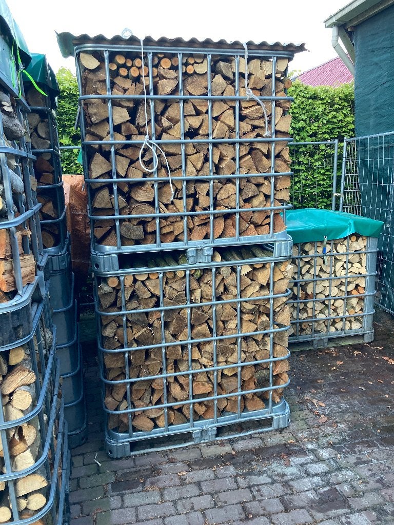 Haardhout berk met een beetje douglas, Tuin en Terras, Haardhout, Minder dan 3 m³, Ophalen, Berkenhout, Blokken