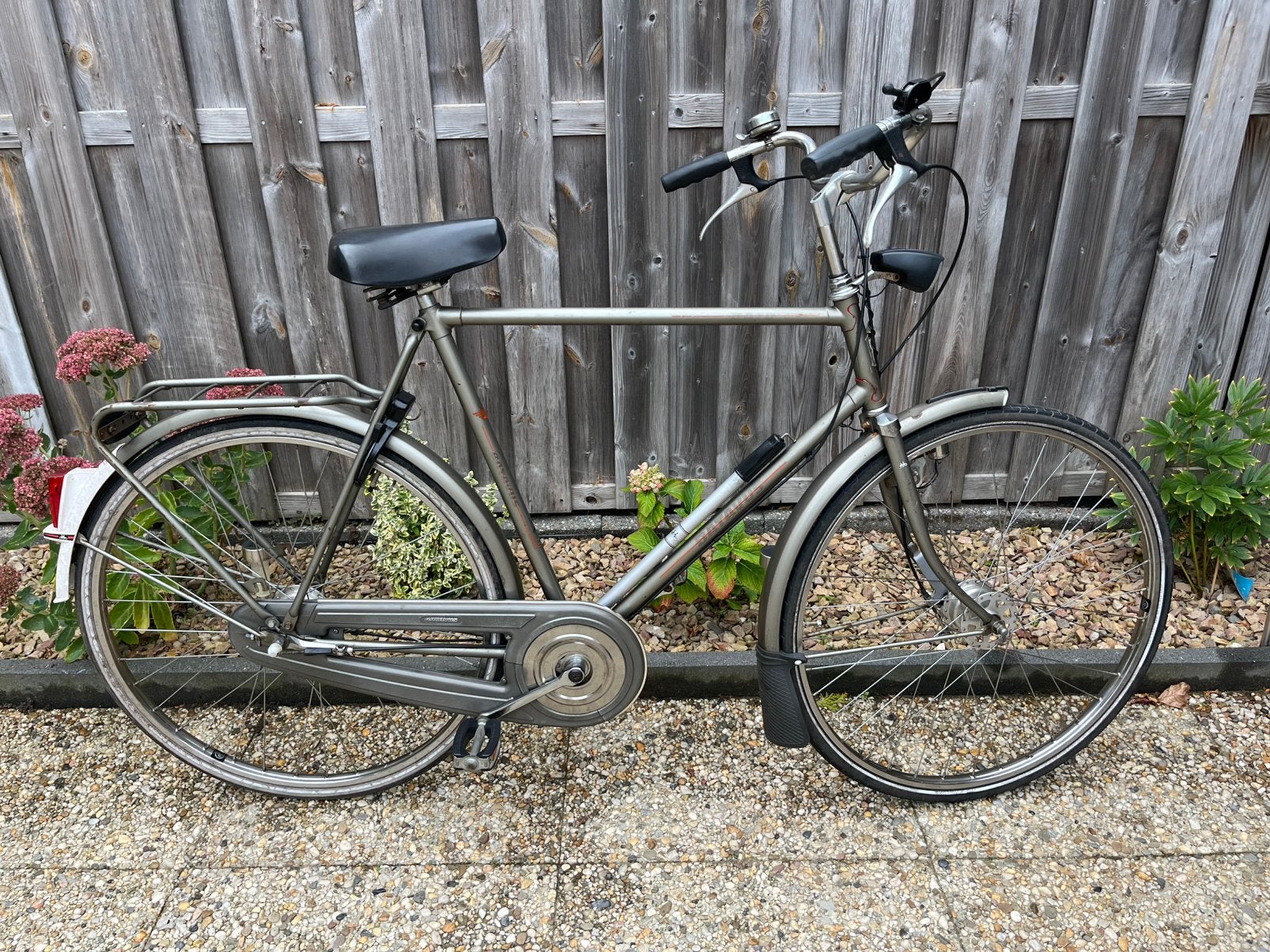 Grijze Batavus, 60cm frame, Fietsen en Brommers, 57 tot 61 cm, Ophalen, Gebruikt, Batavus