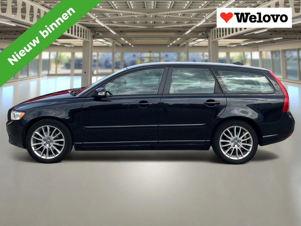 Volvo V50 1.8 Edition II Leder interieur, High Performance S, Auto's, Volvo, Voorwielaandrijving, Gebruikt, 4 cilinders, Zwart