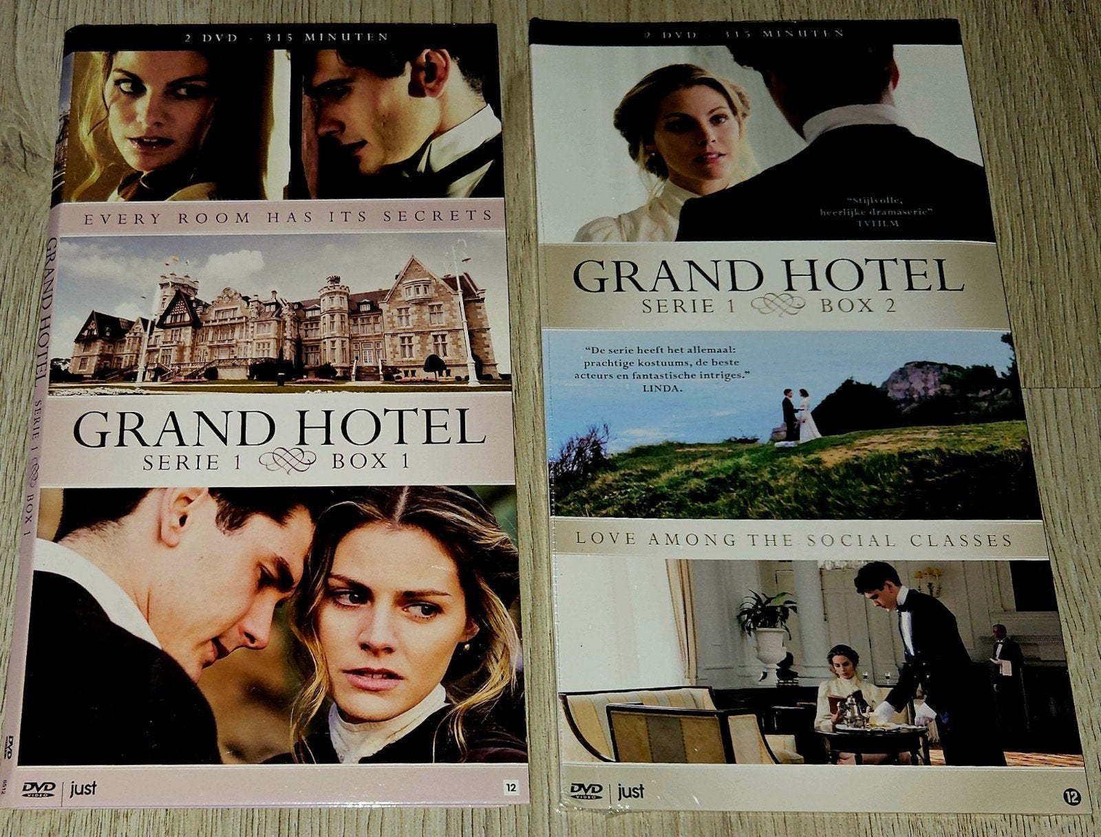 Grand Hotel - Serie 1 Box 1 & 2 DVD - Spaanse dramaserie, Seizoen 1, Nederlands, Drama, Spaans
