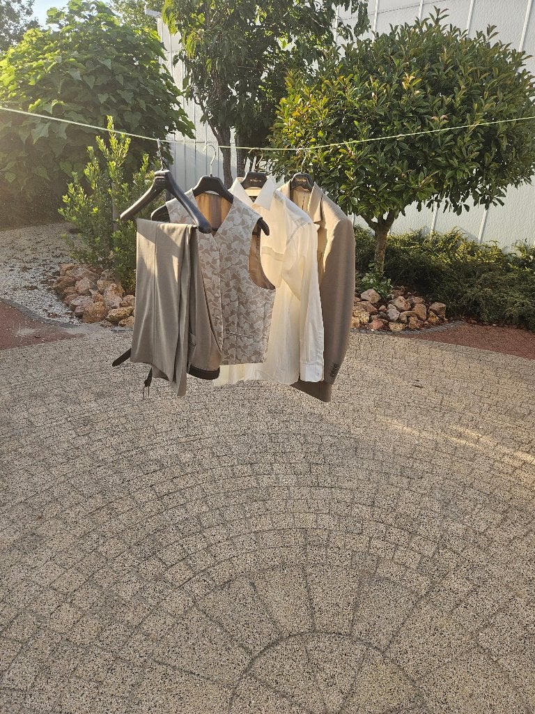 Schitterend pak, Ophalen, Zo goed als nieuw, Overige kleuren, Trouwpak