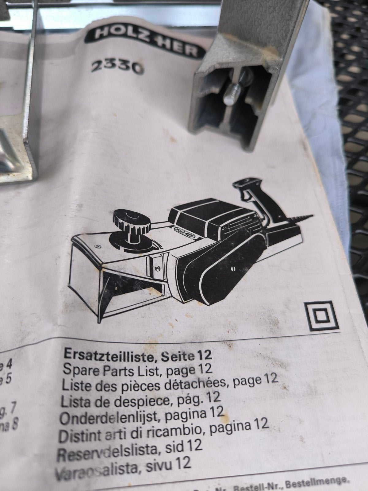 Holzher schaafmachine 2330, Ophalen of Verzenden