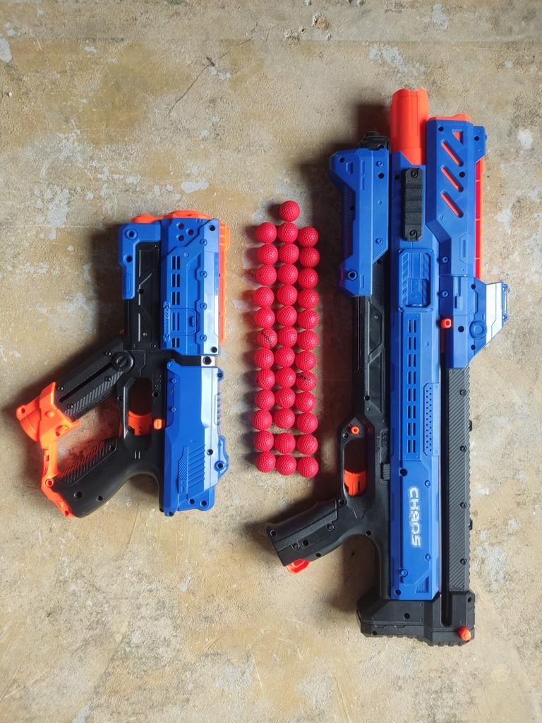 Nerf sniper en 4 xshot pistolen, Ophalen of Verzenden