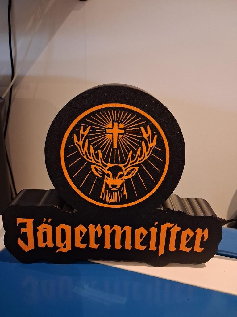 Lichtbak Jagermeister, Verzamelen, Merken en Reclamevoorwerpen, Ophalen of Verzenden, Nieuw, Lichtbak of (neon) lamp