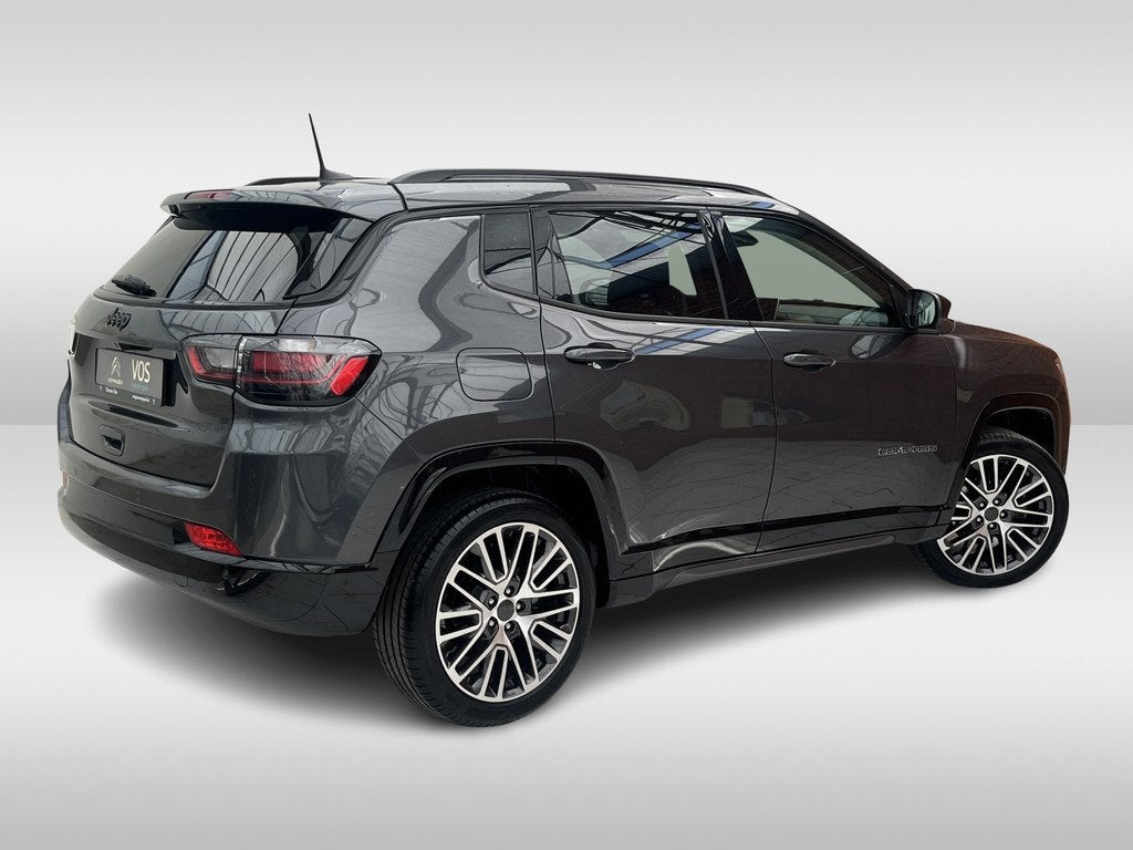 Jeep Compass 1.5T e-Hybrid 130 Summit | Keyless | Elektrisch, Auto's, Jeep, 12 maanden, Gebruikt, Zwart, 4 cilinders