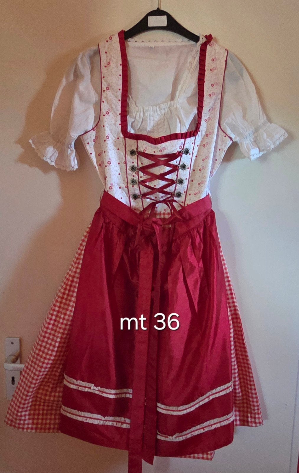 tiroler jurkje maat 36 nieuw 3 delig, Kleding | Dames, Carnavalskleding en Feestkleding, Verzenden, Nieuw, Maat 36 (S), Carnaval